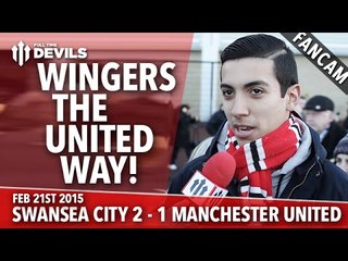 Wingers The United Way! | Swansea City 2 Manchester United 1 | FANCAM