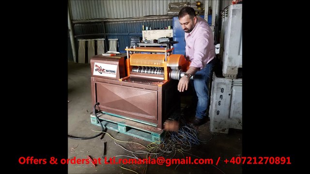 Deblancator cabluri - Masina de curatat cabluri - Livrare in Judetul Arad - Romania