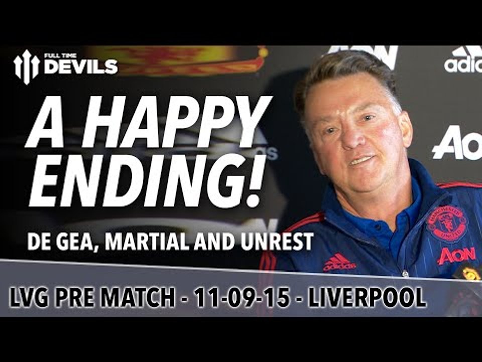 Manchester United vs Liverpool | Van Gaal Presser | Premier League