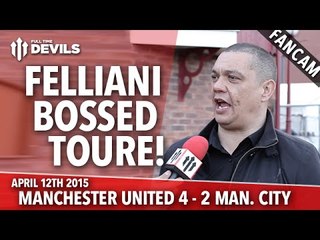 Fellaini Bossed Toure! | Manchester United 4 Manchester City 2 | FANCAM