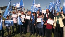 Türkmenler, BM Erbil ofisi önünde gösteri düzenledi - ERBİL
