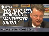 Manchester United 1-0 CSKA Moscow | Louis Van Gaal Post Match Presser