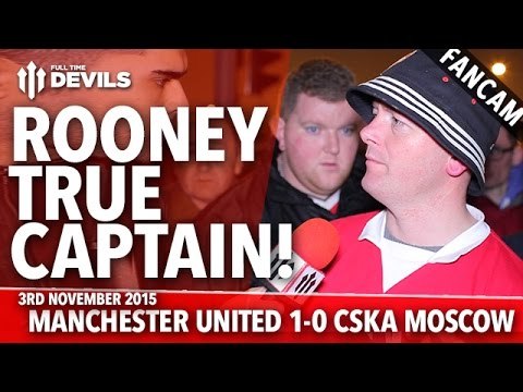Wayne Rooney: True Captain | Manchester United 1-0 CSKA Moscow | FANCAM
