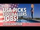 USA Picks Footballers Jobs! | #DEVILSonTour | Manchester United