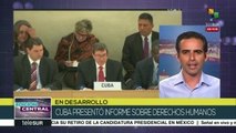 Cuba presenta informe de DDHH ante sede de ONU en Ginebra