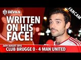 Written On His Face! | Club Brugge 0-4 Manchester United | UEFA Champions League