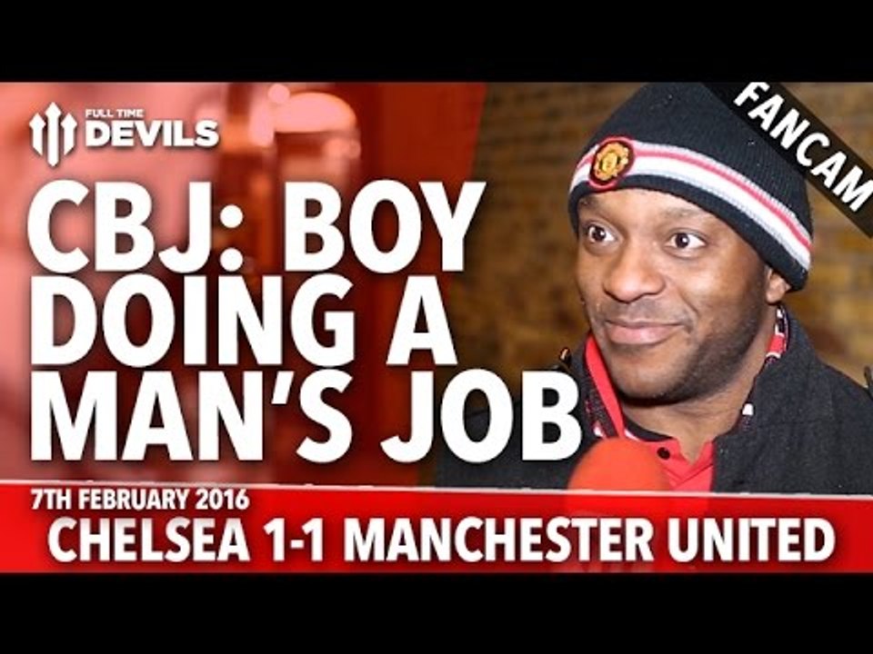 Cameron Borthwick-Jackson: A Boy Doing A Man's Job! | Chelsea 1-1 Manchester United | FANCAM