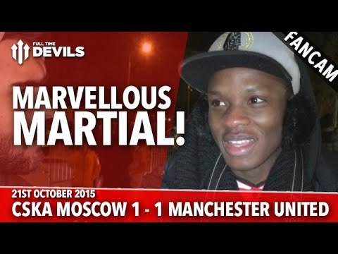 CSKA Moscow 1-1 Manchester United | Marvellous Martial! | FANCAM