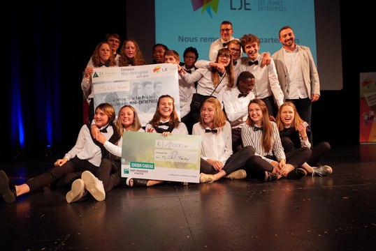 VIRTON: La mini-entreprise My Chill Factory remporte le concours francophone des minis entreprises à Bruxelles