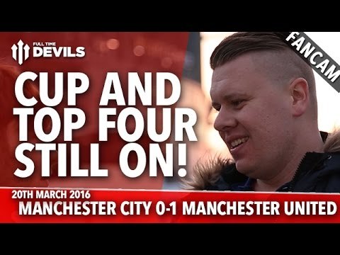 FA Cup And Top Four Still On! | Manchester City 0-1 Manchester United | FANCAM
