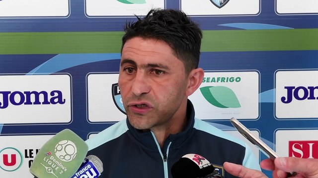 Avant AC Ajaccio - HAC, interview d'Oswald Tanchot