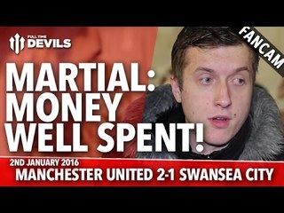 Martial: Money Well Spent! | Manchester United 2-1 Swansea | FANCAM