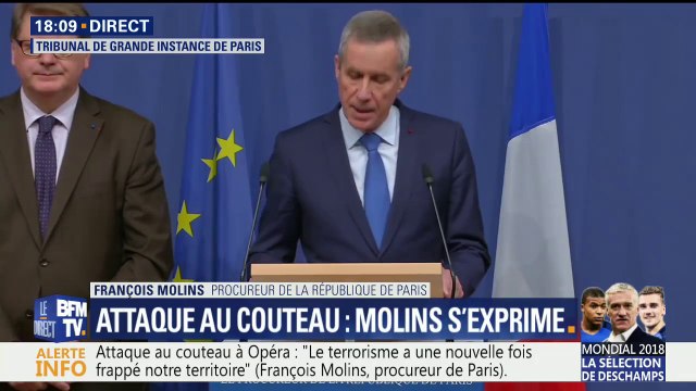 Attaque au couteau: le récit des évènements par François Molins