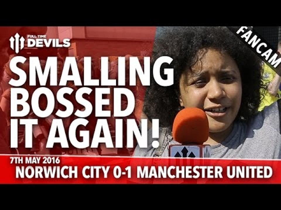 Smalling Bossed It Again! | Norwich City 0-1 Manchester United  | FANCAM