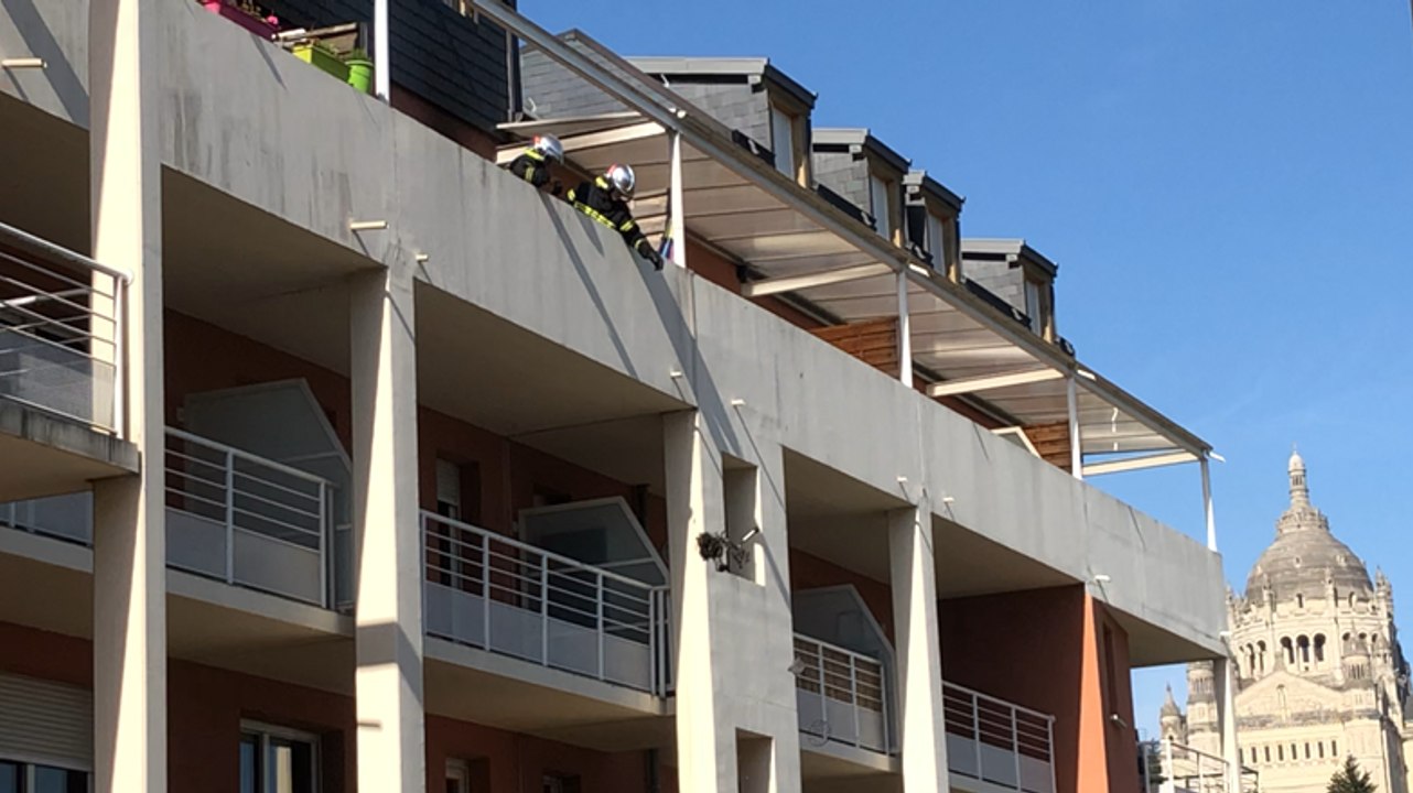 Incendie rue d’Orival à Lisieux