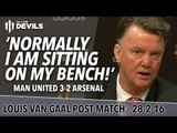 Louis van Gaal Post Match Presser | Manchester United 3-2 Arsenal