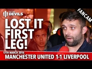 Lost It First Leg! | Manchester United 1-1 Liverpool | FANCAM