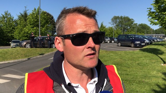 Les cheminots bloqués dans un train