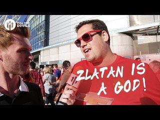 Zlatan Ibrahimovic Is A God! | Manchester United 2-1 Leicester City | FANCAM