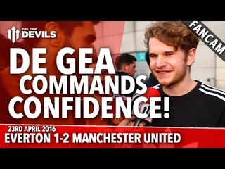 David De Gea Commands! | Everton 1-2 Manchester United | FANCAM