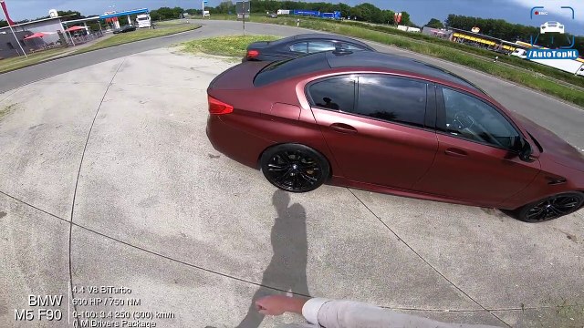 BMW M5 F90 ACCELERATION & TOP SPEED 0-308km_h