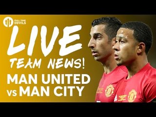 OH JUAN MATA! Manchester United vs Manchester City | LIVE DERBY Stream | Team News and More!