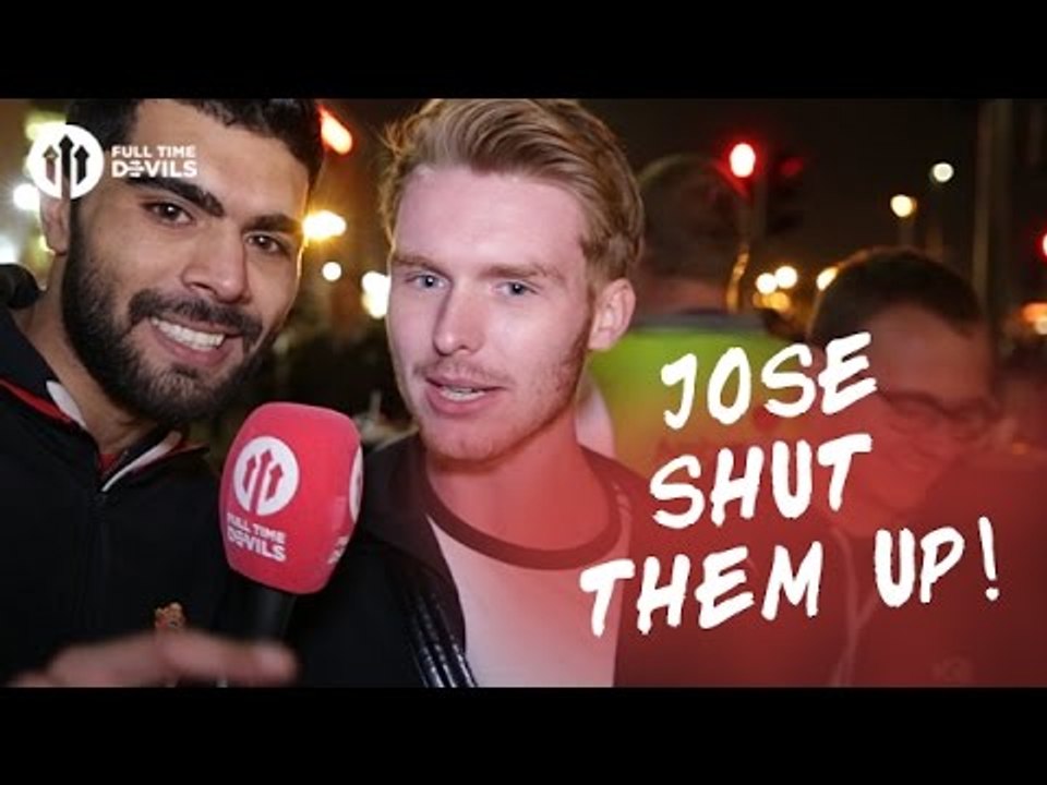 Jose Mourinho Shut Them Up! | Manchester United 1-0 Manchester City | FANCAM