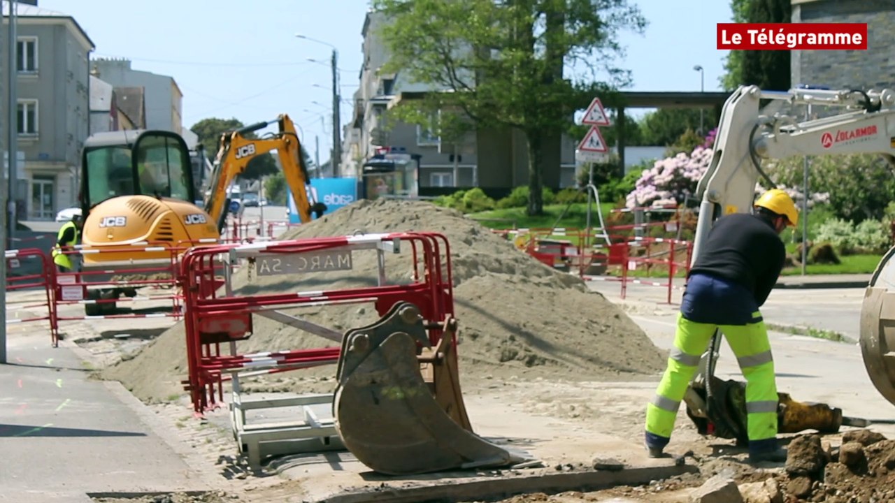 Brest. Canalisations et voirie : le point sur les différents chantiers