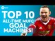 TOP 10 ALL-TIME MANCHESTER UNITED GOALSCORERS! Wayne Rooney, Bobby Charlton and More!