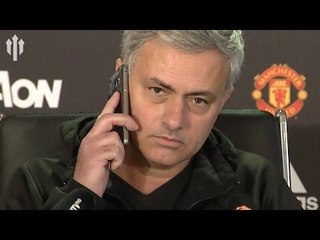 Jose Mourinho: ANSWERS PHONE IN PRESS CONFERENCE! Manchester United vs Liverpool