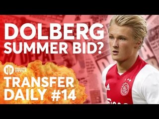 Romero, Kasper Dolberg, Januzaj  | Manchester United Transfer News | Transfer Daily #14