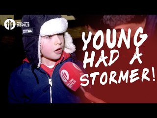 Ashley Young Had A Stormer! | Blackburn Rovers 1-2 Manchester United | FANCAM