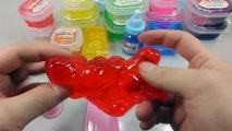 How To Make Finger Rainbow Jelly Monster Slime 손가락 말랑 말랑 젤리 몬스터 액체괴물 만들기 액괴 흐르는 점토 슬라임 놀이