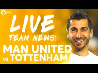 WHOAAAH MKHITARYAN! Manchester United vs Tottenham Hotspur | LIVE STREAM | Team News REACTION
