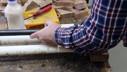 Making Chaotic pattern end grain cutting board from scrap wood