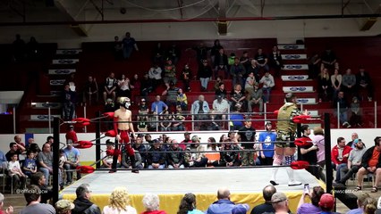 The American Patriot vs Nemesis w_ Special Ref Trash Canyon - UCW April 28th 201