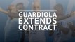 Breaking News Alert - Pep Guardiola extends Manchester City contract