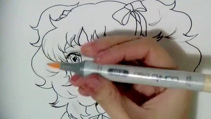 CÓMO DIBUJAR A CANDY CANDY CON COPIC COLORS