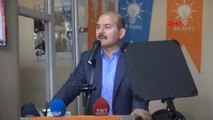 Hakkari Bakan Soylu, AK Parti İlçe Başkanlığı'nda Partililere Konuştu-1