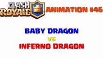 Clash Royale Animation #46: Inferno Dragon & Baby Dragon (Parody)