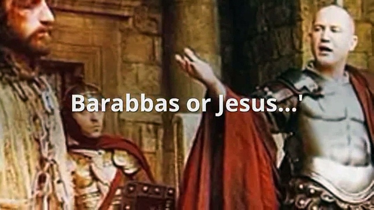 Review of the mental asylum. Barabbas or Jesus