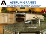 Best Topazio Quartz Kitchen Worktop in London UK - Astrum Granite