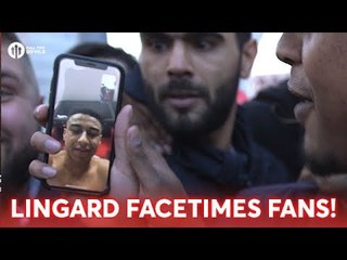JESSE LINGARD FACETIMES FANS FROM DRESSING ROOM!