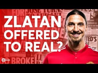Zlatan Offered to Real Madrid?!  Manchester United Transfer News Today! #11