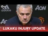 Jose Mourinho: Lukaku Injury Update FULL PRESS CONFERENCE Man United 0-0 Southampton