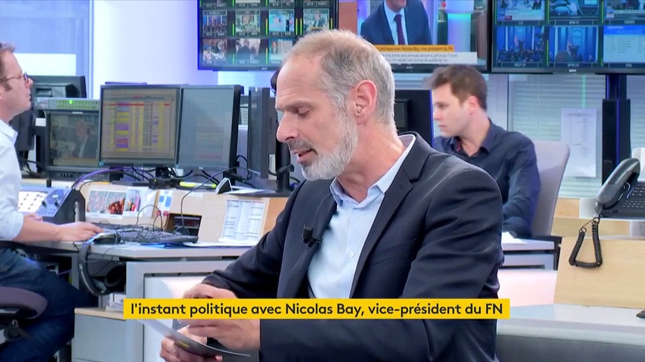 EXTRAIT. Nicolas Bay condamne comme Emmanuel Macron "des actes odieux" commis par Israël