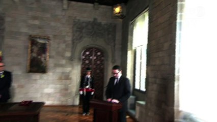 Barcelone: le nouveau président catalan prend ses fonctions