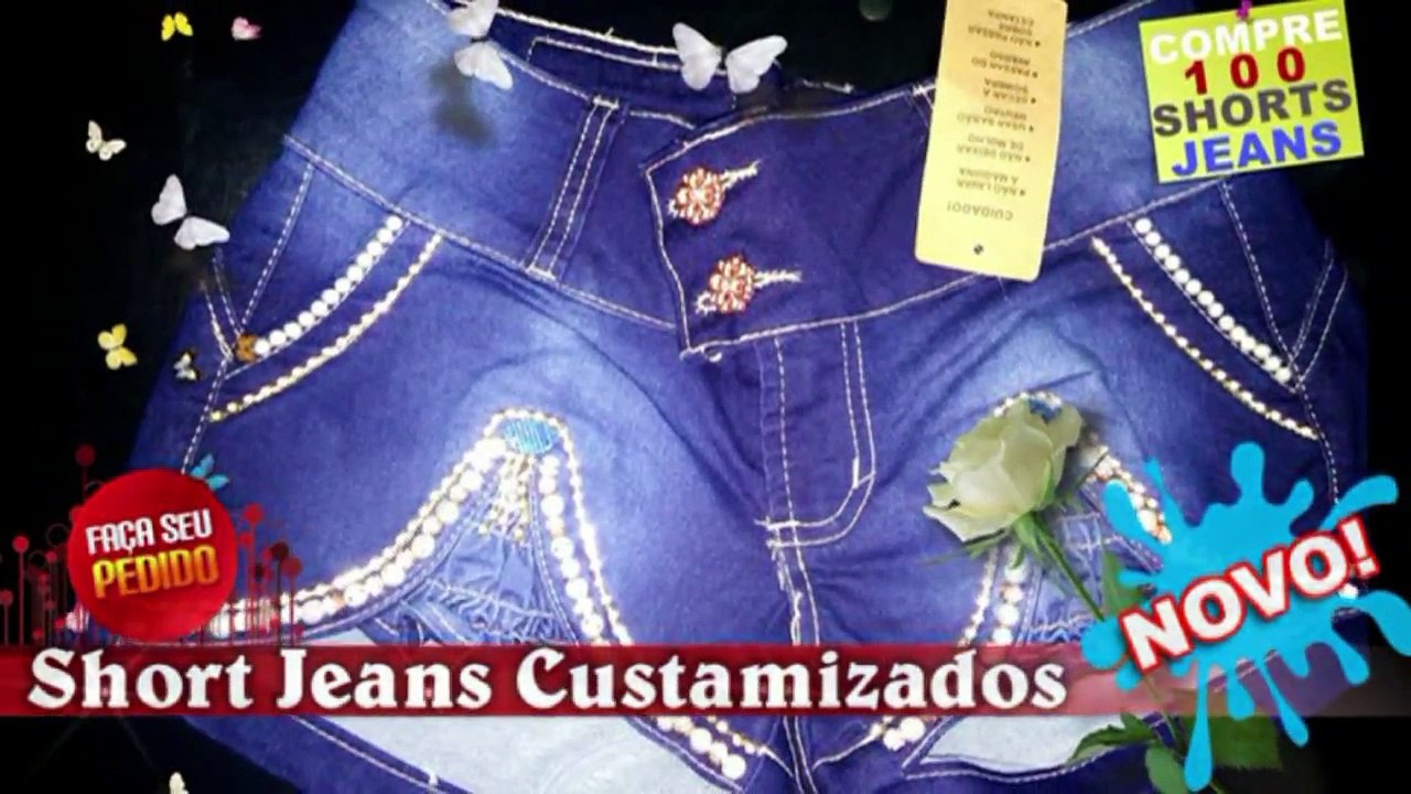 NOSSO SHORT JEANS CUSTOMIZADO SE TORNA uma peça CORINGA no guarda roupa DE QUALQUER MULHER