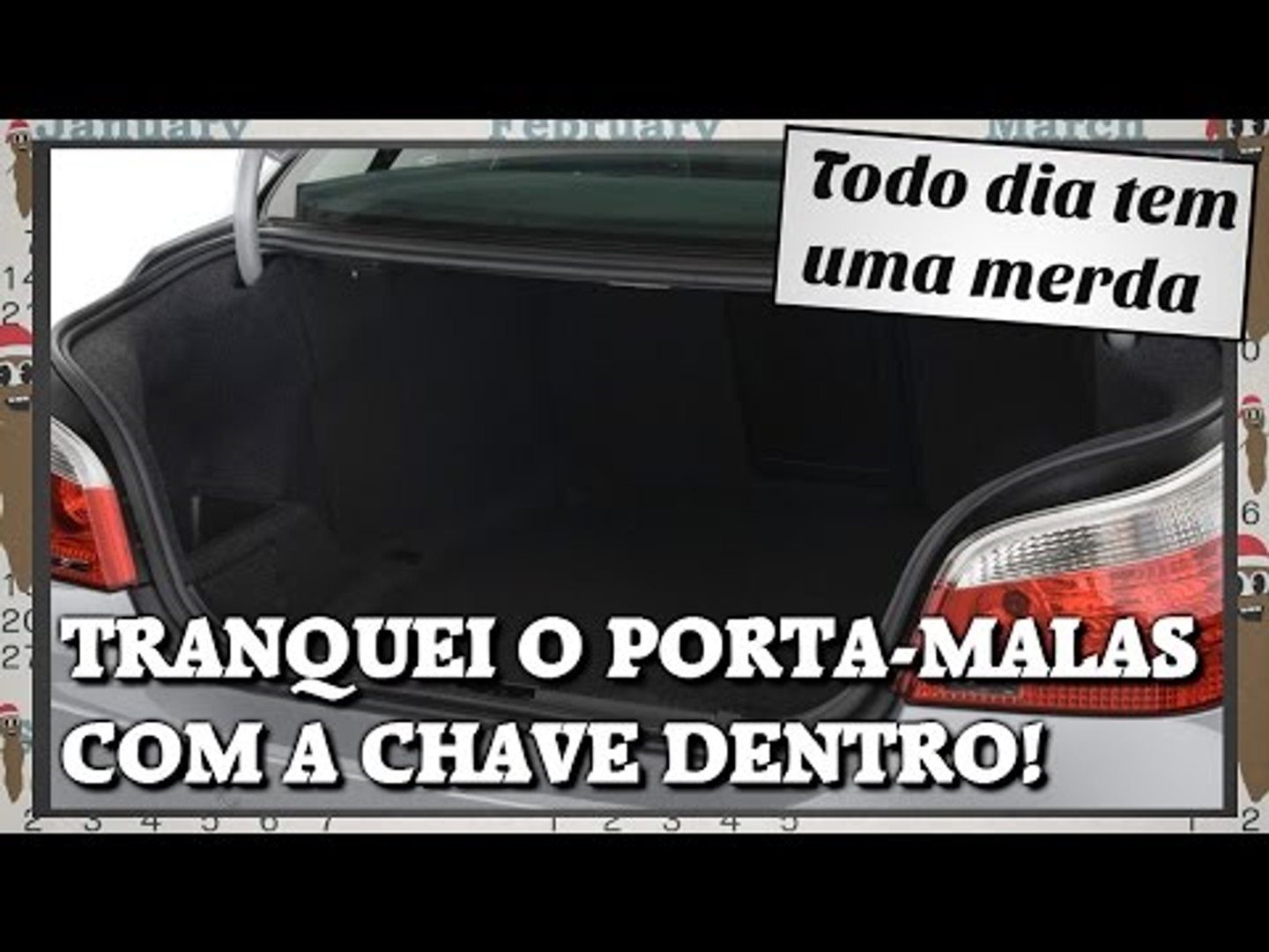 TRANQUEI O PORTA-MALAS COM A CHAVE DENTRO! - Vídeo Dailymotion
