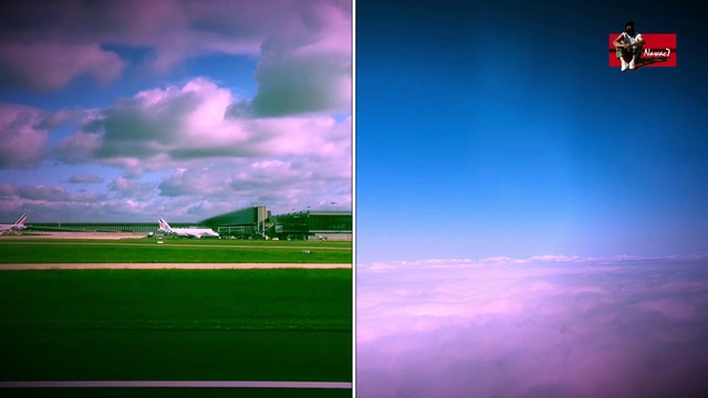 Voyage Alger – Algérie – Vol Paris - Alger « Vue d’en Haut » – 10 mai 2018.